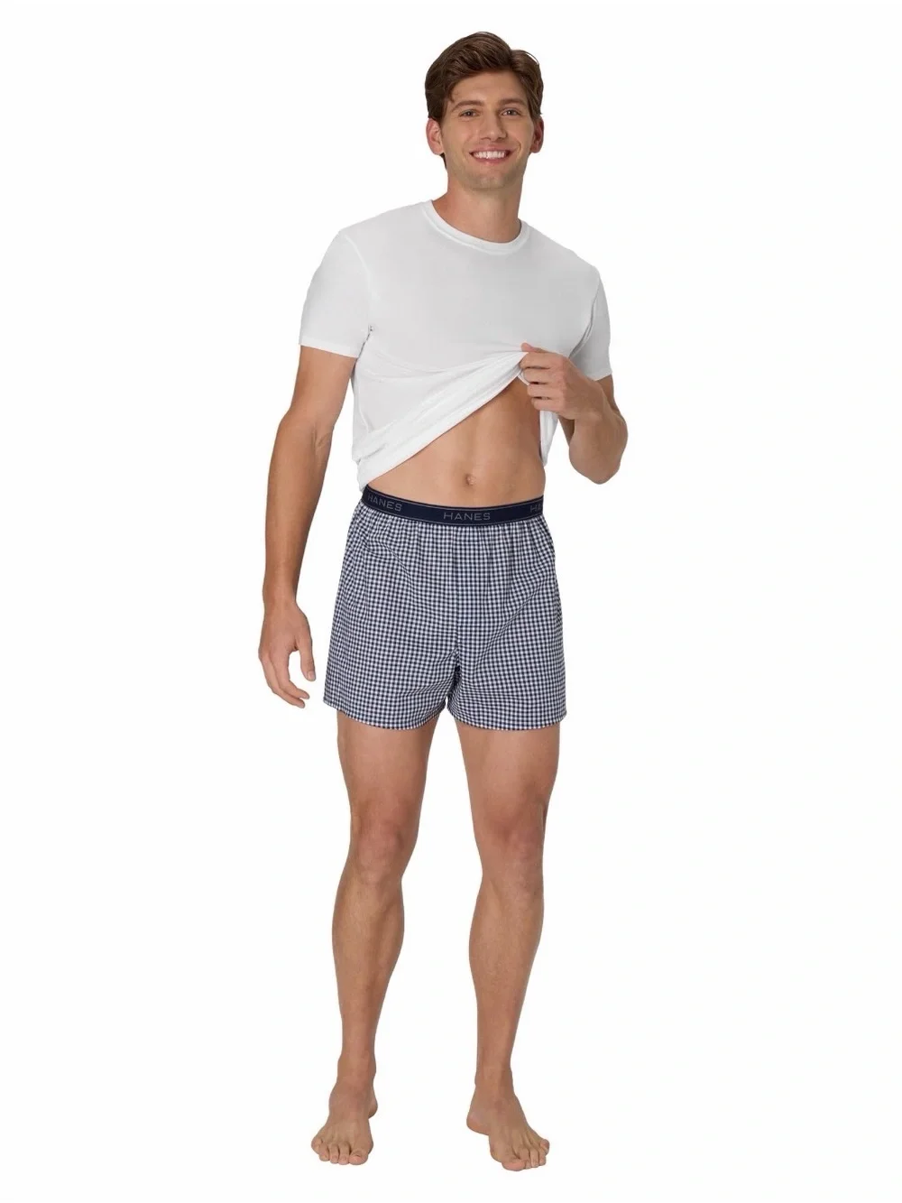 💜Hanes Men's Underwear Boxers 6-Pack, Cotton Stretch, Size: Small (28-30)